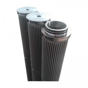 Cylindre de filtre en fibres métalliques frittées utilisé pour la filtration au méthanol